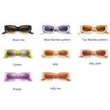 Vintage Rectangle Sunglasses Women Men Luxury Designer 2021 Retro Marble Square Sun Glasses Female Shades UV400 Eyewear