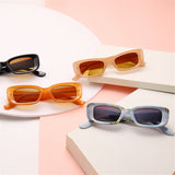 Vintage Rectangle Sunglasses Women Men Luxury Designer 2021 Retro Marble Square Sun Glasses Female Shades UV400 Eyewear