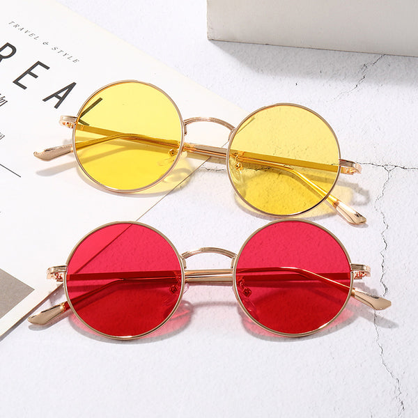 Classic Men Round Sunglasses Women Metal Frame UV400 Sun Glasses Men&#39;s Female Fashion Eyewear