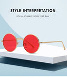 Classic Men Round Sunglasses Women Metal Frame UV400 Sun Glasses Men&#39;s Female Fashion Eyewear