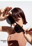 Folded sunglasses Light sunglasses New Women  Fashion Sunglasses Small Frame Round Driving Retro Outdoor Glasses UV400