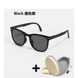 Folded sunglasses Light sunglasses New Women  Fashion Sunglasses Small Frame Round Driving Retro Outdoor Glasses UV400