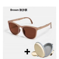 Folded sunglasses Light sunglasses New Women  Fashion Sunglasses Small Frame Round Driving Retro Outdoor Glasses UV400