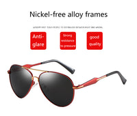 Classic Sunglasses Polarized Men Driving Glasses Black Pilot Sun Glasses Brand Designer Male Retro Sunglasses For Men/Women