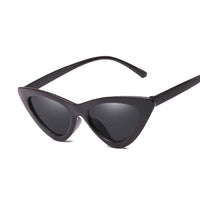 Cute Sexy Retro Cat Eye Sunglasses Women Small Black White Triangle Vintage Cheap Ladies Sun Glasses Red Female UV400