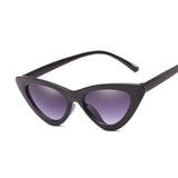 Cute Sexy Retro Cat Eye Sunglasses Women Small Black White Triangle Vintage Cheap Ladies Sun Glasses Red Female UV400