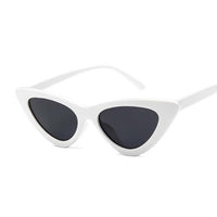 Cute Sexy Retro Cat Eye Sunglasses Women Small Black White Triangle Vintage Cheap Ladies Sun Glasses Red Female UV400