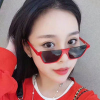 Square Sun Glasses Gold Europe And America Small Frame Cool Sunglasses Men&#39;s Women&#39;s Sunglasses Half-frame Sun Glasses 3298