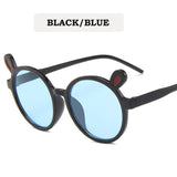 021 Children Cute Cartoon Flower Heart Sunglasses Kids Round Glasses Baby Fashion Colors Sunglasses Boys Girls Eyewear