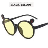 021 Children Cute Cartoon Flower Heart Sunglasses Kids Round Glasses Baby Fashion Colors Sunglasses Boys Girls Eyewear