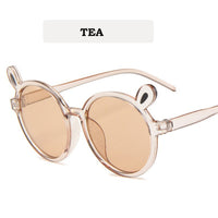 021 Children Cute Cartoon Flower Heart Sunglasses Kids Round Glasses Baby Fashion Colors Sunglasses Boys Girls Eyewear