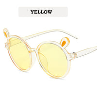 021 Children Cute Cartoon Flower Heart Sunglasses Kids Round Glasses Baby Fashion Colors Sunglasses Boys Girls Eyewear