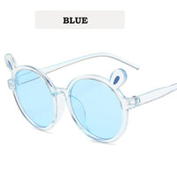 021 Children Cute Cartoon Flower Heart Sunglasses Kids Round Glasses Baby Fashion Colors Sunglasses Boys Girls Eyewear