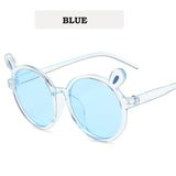 021 Children Cute Cartoon Flower Heart Sunglasses Kids Round Glasses Baby Fashion Colors Sunglasses Boys Girls Eyewear