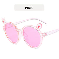 021 Children Cute Cartoon Flower Heart Sunglasses Kids Round Glasses Baby Fashion Colors Sunglasses Boys Girls Eyewear