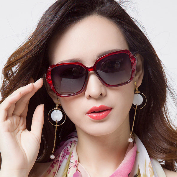 Sunglasses Women&#39;s 2020 New Style Cool Simple round Face Big Face Slimming Sun Glasses Fashion Glasses 15853