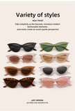 UV400 Personality Cat Eye Sunglasses Trendy Driving Streamlined Sun Glasses Female Street Shooting Eyewear Brand Designer