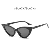 UV400 Personality Cat Eye Sunglasses Trendy Driving Streamlined Sun Glasses Female Street Shooting Eyewear Brand Designer