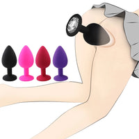 Soft Silicone Anal Butt Plug Massager Adult Sex Toys for Men Women Couples Anal Trainer Anal Plug Mini Erotic Bullet Vibrator
