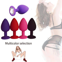 Soft Silicone Anal Butt Plug Massager Adult Sex Toys for Men Women Couples Anal Trainer Anal Plug Mini Erotic Bullet Vibrator
