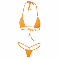 Women Sexy Micro Mini Bikini Thong Underwear G-String Bra Swimwear Sleepwear