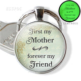 Sister, Best Friend Keychain, First Mother Pendant, Sisters Always Key Chains Glow In The Dark Handmade Gifts for Lovers