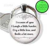 Sister, Best Friend Keychain, First Mother Pendant, Sisters Always Key Chains Glow In The Dark Handmade Gifts for Lovers