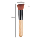 Wood Handle Rose Professional Makeup Tools Concealer Blusher Eye Shadow Face Makeup Brush Set