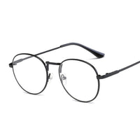 Women Glasses Optical Frames Metal Round Glasses Frame Clear Lens Eyeware Black Silver Gold Eye Sun Glass