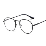 Women Glasses Optical Frames Metal Round Glasses Frame Clear Lens Eyeware Black Silver Gold Eye Sun Glass