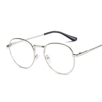 Women Glasses Optical Frames Metal Round Glasses Frame Clear Lens Eyeware Black Silver Gold Eye Sun Glass