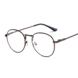 Women Glasses Optical Frames Metal Round Glasses Frame Clear Lens Eyeware Black Silver Gold Eye Sun Glass