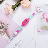 Cartoon DIY Charm Dress Quartz Clock Girls Cat Dog Digital Colorful Creative Watch Gift for Children