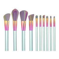 10/12 Pieces Professional Makeup Brushes Synthetic Hair Makeup Tool Set High Quality Crystal Brushes