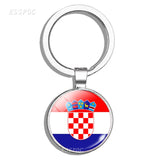 South Europe Country Flag Keychain Greece Albania Spain Italy Croatia Bulgaria Bulgarian Serbia Romania San Marino Portugal Flag