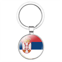 South Europe Country Flag Keychain Greece Albania Spain Italy Croatia Bulgaria Bulgarian Serbia Romania San Marino Portugal Flag