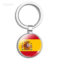 South Europe Country Flag Keychain Greece Albania Spain Italy Croatia Bulgaria Bulgarian Serbia Romania San Marino Portugal Flag