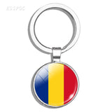 South Europe Country Flag Keychain Greece Albania Spain Italy Croatia Bulgaria Bulgarian Serbia Romania San Marino Portugal Flag