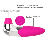 Oral Licking Clit Sucker Vibrator Tongue Vibrating Masturbation Nipple Clitoral Stimulator G-spot Vagina Massager