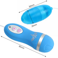 Flashing Vibrator Vibrating Egg G-spot Massage Clitoris Stimulator Blue/Pink for Women Masturbator