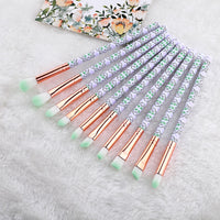 10pcs/Lot Eyeliner Makeup Brushes Set Women Make Up Tools Eyebrow Cosmetic kit Bohemia Style Brush