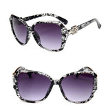 Big Frame Sunglasses Women Gradient Lens Driving Sun glasses Black Red White Leopard Tea